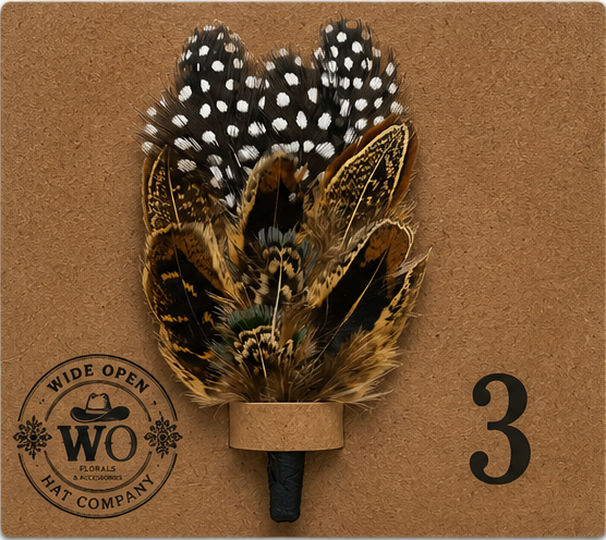 Feather Cluster #3 — Classic Spotted